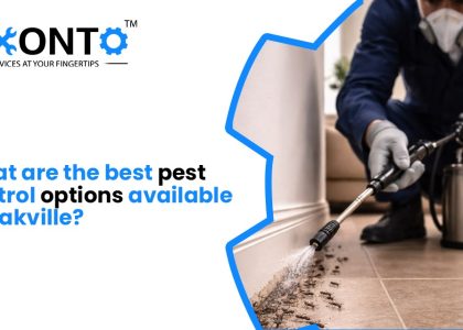 What Are The Best Pest Control Options Available In Oakville?