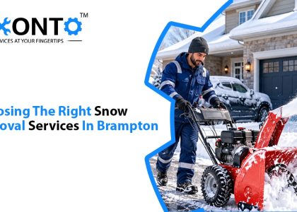 Choosing The Right Snow Removal Services In Brampton