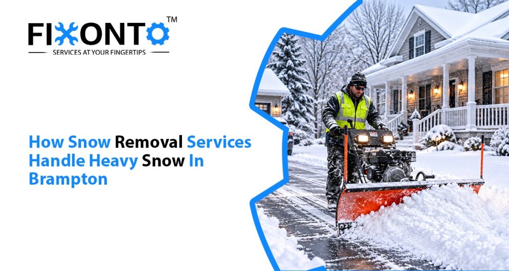 How Do Snow Removal Services Handle Heavy Snow In Brampton?