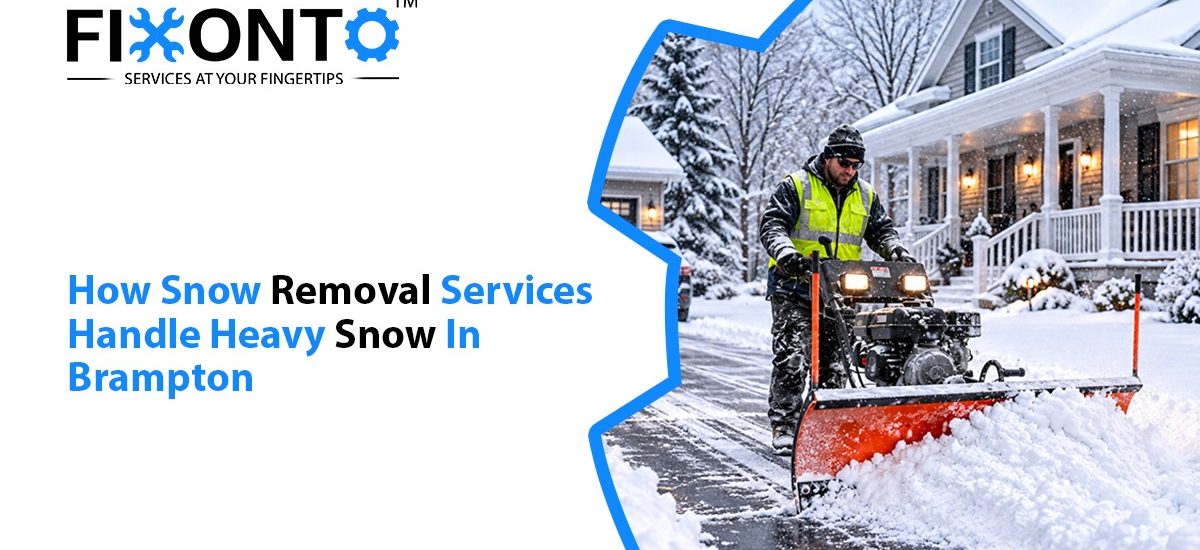 How Snow Removal Services Handle Heavy Snow In Brampton?