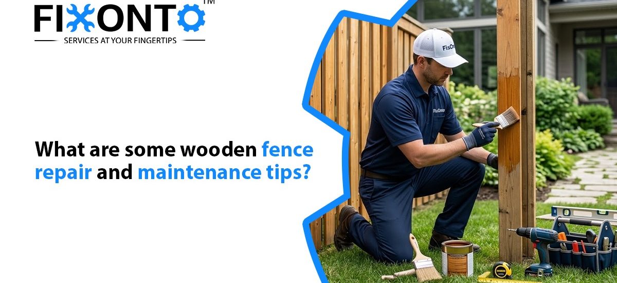 What Are Some Wooden Fence Repair And Maintenance Tips?