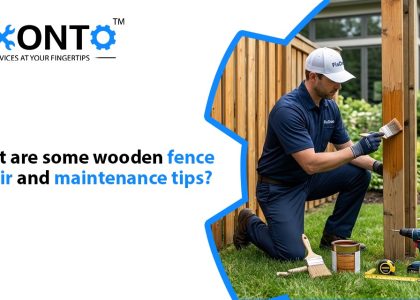 What Are Some Wooden Fence Repair And Maintenance Tips?